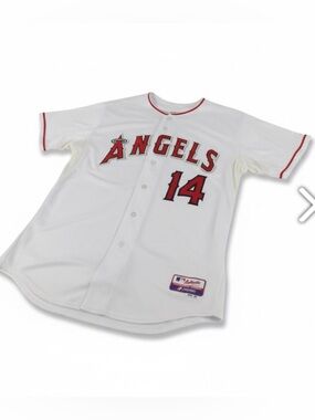 Majestic #14 Scioscia Angels Authentic Collection Jersey Size 48/XL Signed[231D]